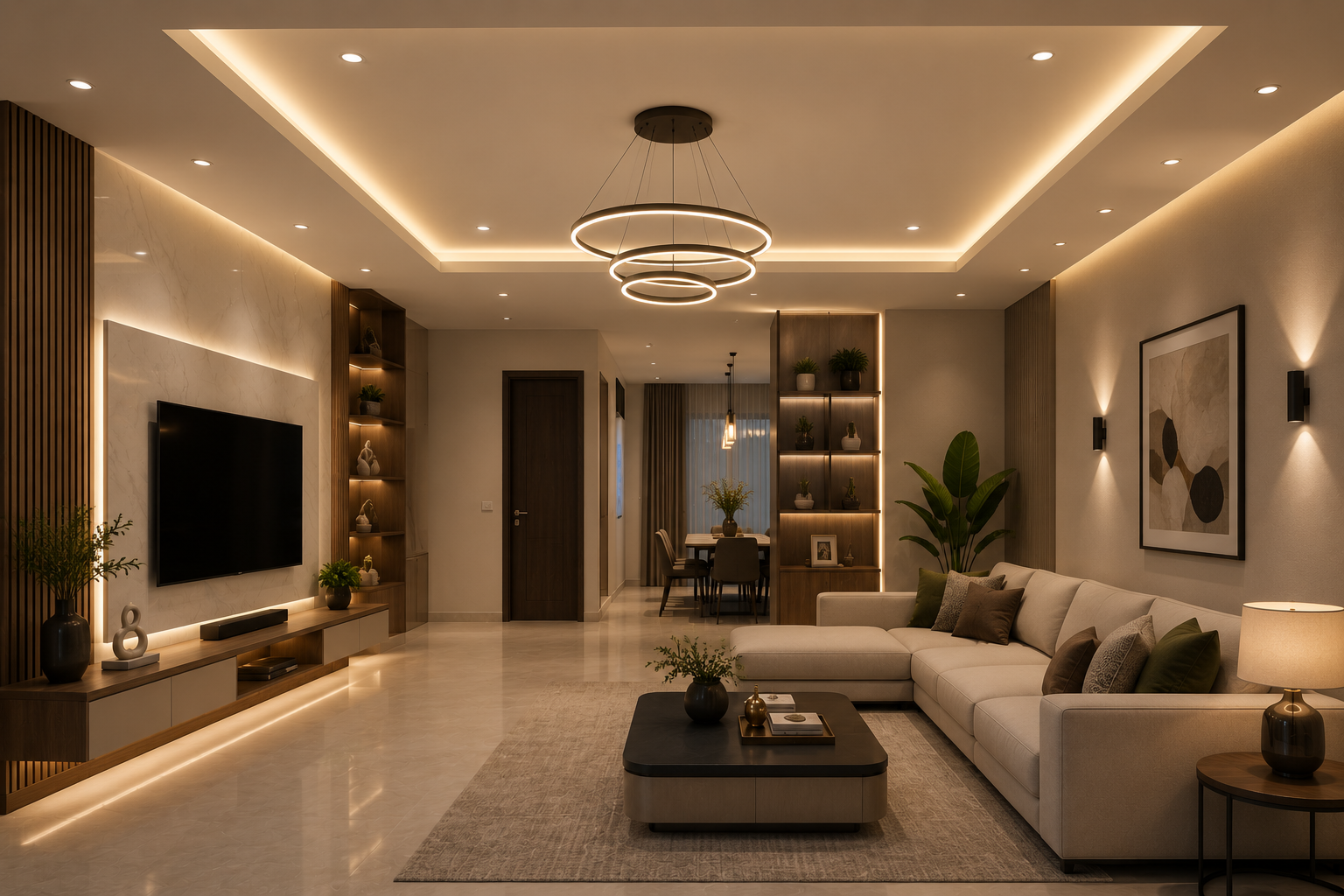 False Ceiling & Lighting